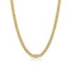 925 Sterling Silver Diamond Cuban Link Chain Necklace - Image 3