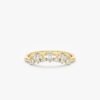 925 Sterling Silver nesting ring with 4.5 mm curved top