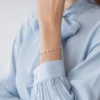 925 Sterling Silver tennis bracelet with Premium CZ Diamond pave setting