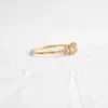 Sterling silver ring featuring premium CZ diamonds in a pave setting