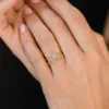 Ember-inspired ring with polished, modern silhouette