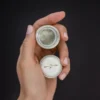Modern sterling silver ring with clean, eye-catching shine
