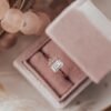 925 Sterling Silver diamond Emerald Cut Ring set of 2 - Image 4