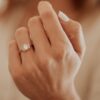 Ring with Premium CZ Diamond accent and timeless style