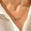 925 Sterling Silver Diamond & Emerald Snake Necklace