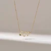 925 Sterling Silver Diamond & Emerald Snake Necklace - Image 2