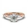 925 Sterling Silver Diamond Engagement Ring - Image 4