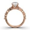 925 Sterling Silver Diamond Engagement Ring - Image 5