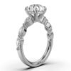 925 Sterling Silver Diamond Engagement Ring - Image 7