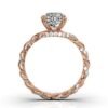 925 Sterling Silver Diamond Engagement Ring - Image 3