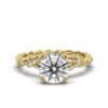 925 Sterling Silver Diamond Engagement Ring - Image 4