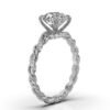 925 Sterling Silver Diamond Engagement Ring - Image 7