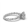 925 Sterling Silver Diamond Engagement Ring - Image 8