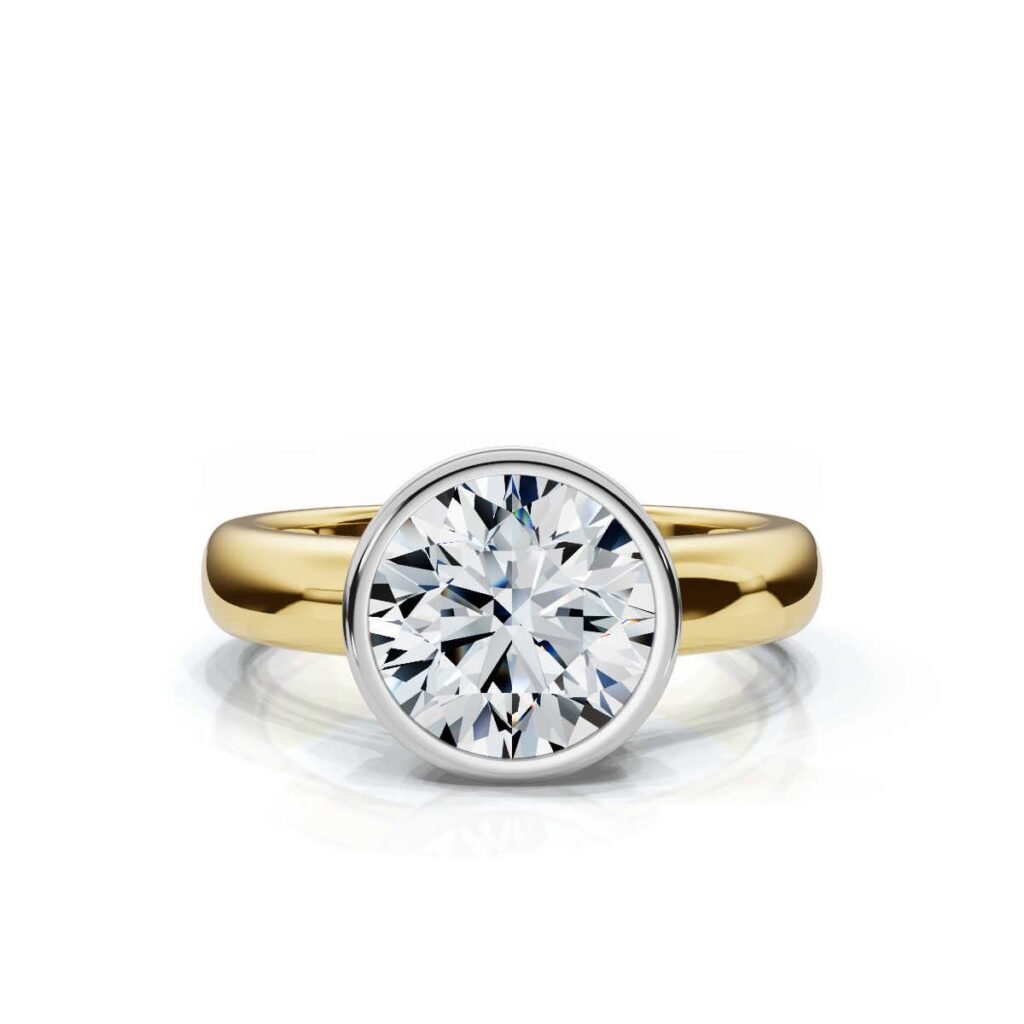 925 Sterling Silver Diamond Engagement Ring