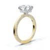 925 Sterling Silver Diamond Engagement Ring - Image 3