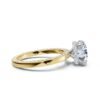 925 Sterling Silver Diamond Engagement Ring - Image 4