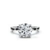 925 Sterling Silver Diamond Engagement Ring - Image 6