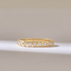 Sterling silver ring with premium CZ diamond stones