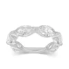 925 Sterling Silver Diamond Evil Eye Ring