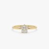 925 Sterling Silver Diamond Flower Ring
