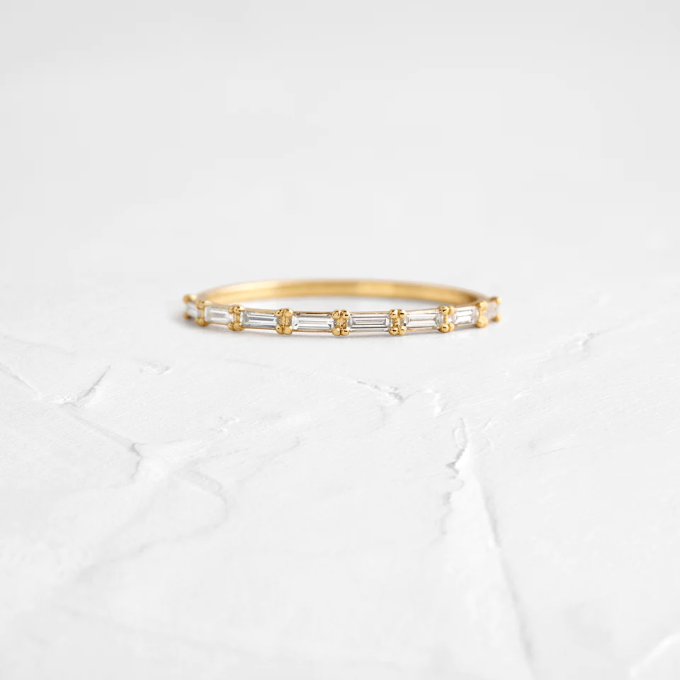 925 Sterling Silver Diamond Fluency Band