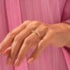 925 Sterling Silver Diamond Four Stone Ring