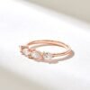 925 Sterling Silver Diamond Four Stone Ring - Image 5