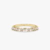 925 Sterling Silver Diamond Garland Ring