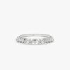 925 Sterling Silver Diamond Garland Ring - Image 2