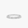 925 Sterling Silver Diamond Half Eternity Band - Image 2
