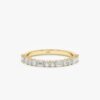 925 Sterling Silver Diamond Half Eternity Ring