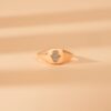925 Sterling Silver Diamond Hamsa Signet Ring - Image 6