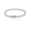 Heart motif bracelet with thick gold plating