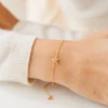 925 Sterling Silver bracelet with diamond initial detail