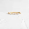 925 Sterling Silver interwoven band with pave-set CZ stones