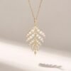 Sterling silver pendant with pave-set premium CZ diamond accents