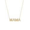 925 Sterling Silver Diamond Mama Necklace