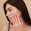 925 Sterling Silver Diamond & Morganite Engagement Ring - Image 4