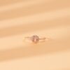 925 Sterling Silver Diamond & Morganite Engagement Ring - Image 6