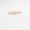 Sterling silver ring featuring Premium CZ diamond accents and pave setting