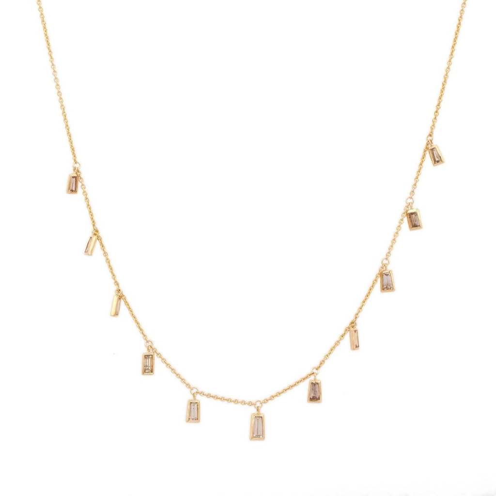 925 Sterling Silver Diamond Necklace