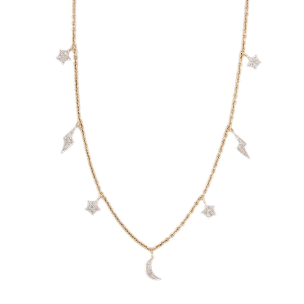 925 Sterling Silver Diamond Necklace