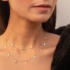 925 Sterling Silver Diamond Necklace - Image 2