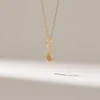 925 Sterling Silver Diamond North Star Necklace | Unique Celestial Pendant Necklace - Image 4