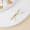 925 Sterling Silver ring with thick gold plating