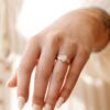 Classic oval ring crafted in 925 Sterling Silver