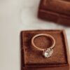 Oval diamond ring with a timeless, graceful silhouette