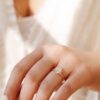 925 Sterling Silver diamond oval ring with classic paved detailing