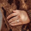 925 sterling silver ring with thick gold plating