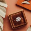 925 Sterling Silver Oval Ring with premium CZ diamond centrepiece